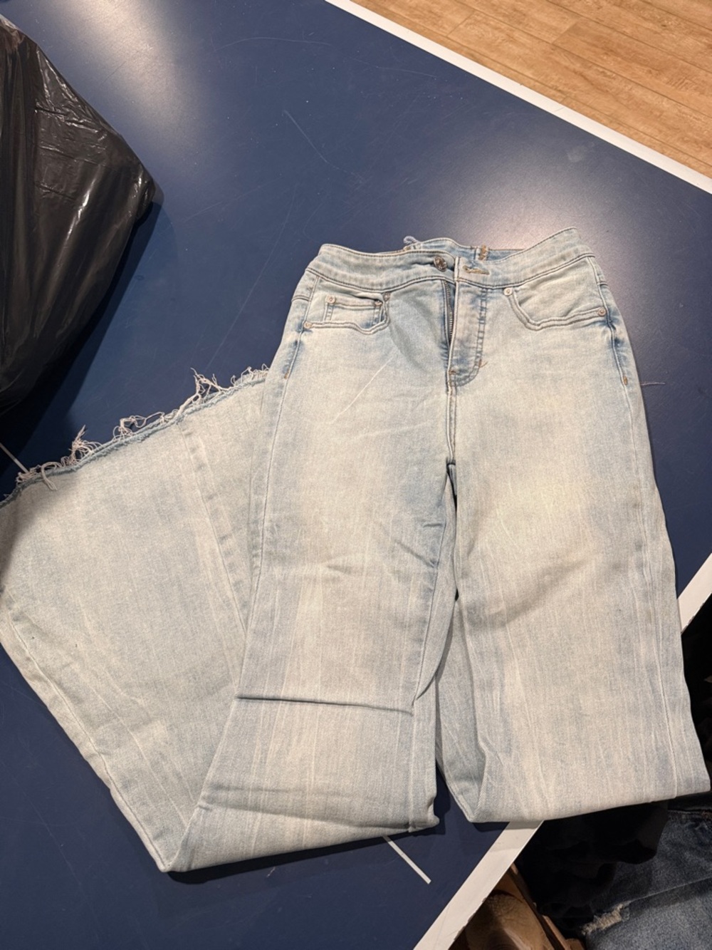 We The Free Light Blue Wide Leg Jeans